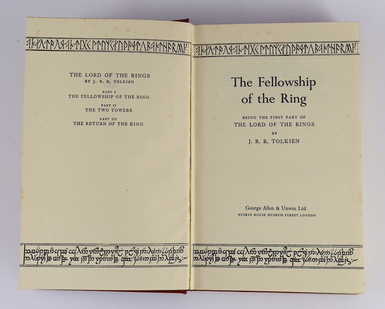 Tolkein, John Ronald Reuel - The Lord of the Rings trilogy